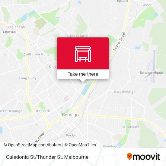 Caledonia St/Thunder St map