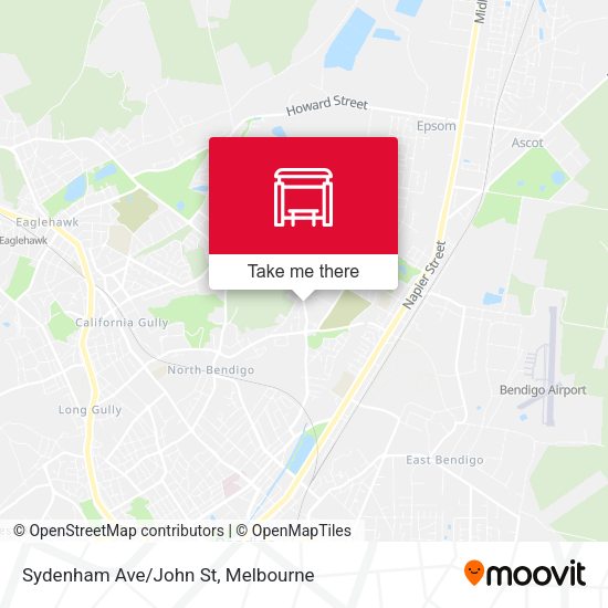 Sydenham Ave/John St map