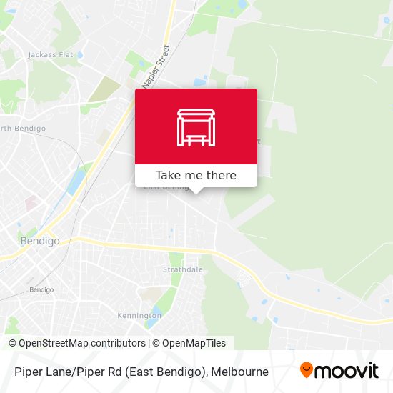 Piper Lane / Piper Rd (East Bendigo) map