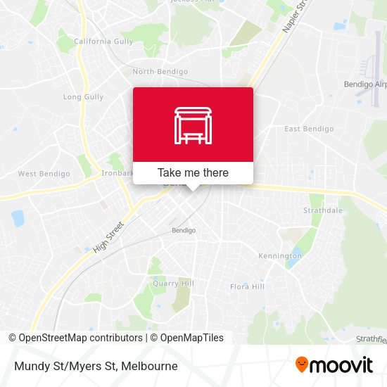 Mundy St/Myers St map