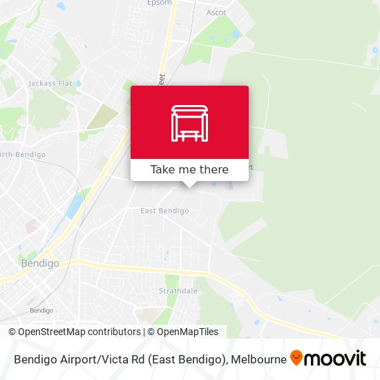 Bendigo Airport / Victa Rd (East Bendigo) map