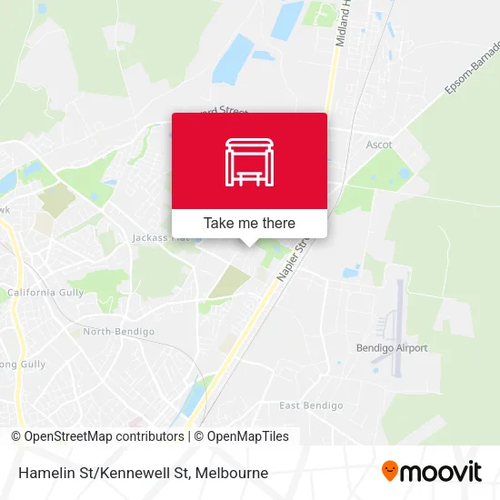 Hamelin St/Kennewell St map