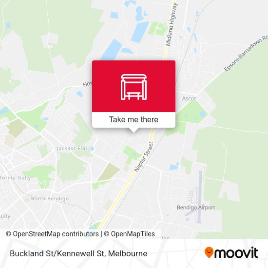 Buckland St/Kennewell St map