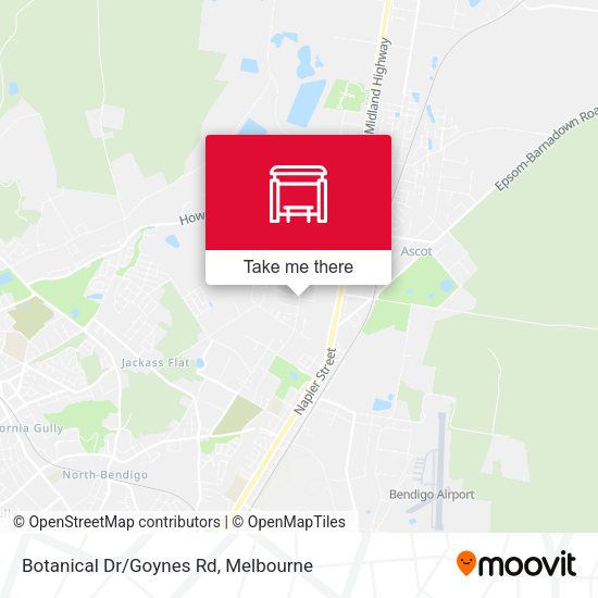 Botanical Dr/Goynes Rd map
