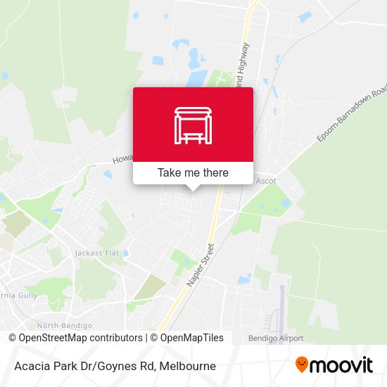 Acacia Park Dr/Goynes Rd map