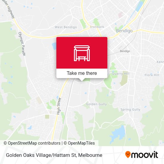 Golden Oaks Village/Hattam St map