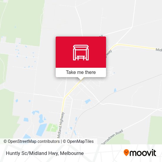 Huntly Sc/Midland Hwy map