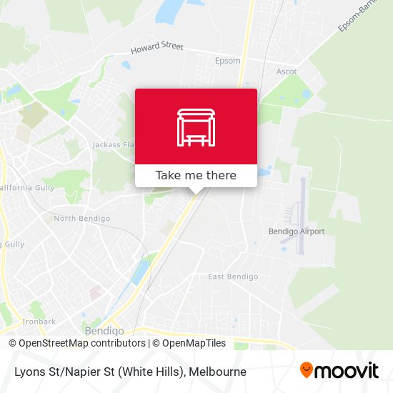Lyons St / Napier St (White Hills) map