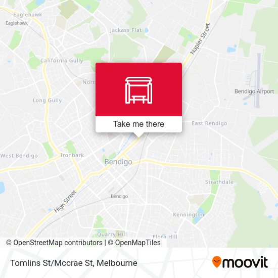 Tomlins St/Mccrae St map