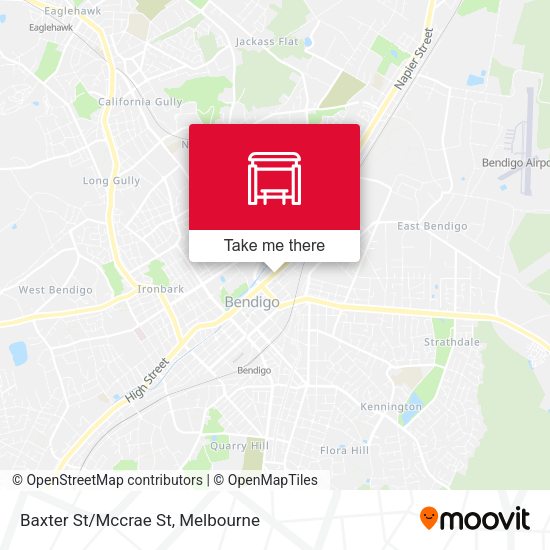Baxter St/Mccrae St map