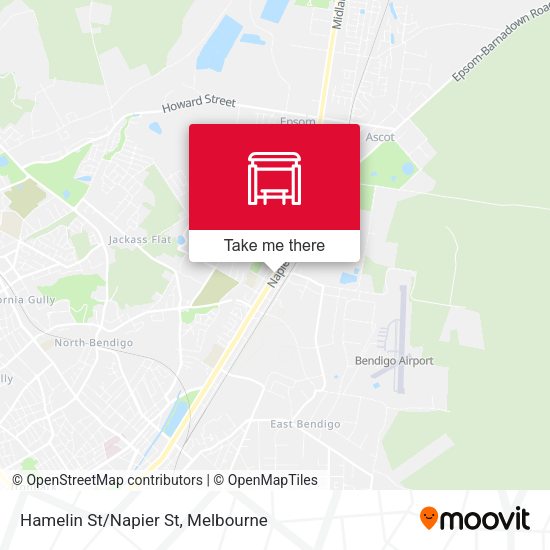 Hamelin St/Napier St map