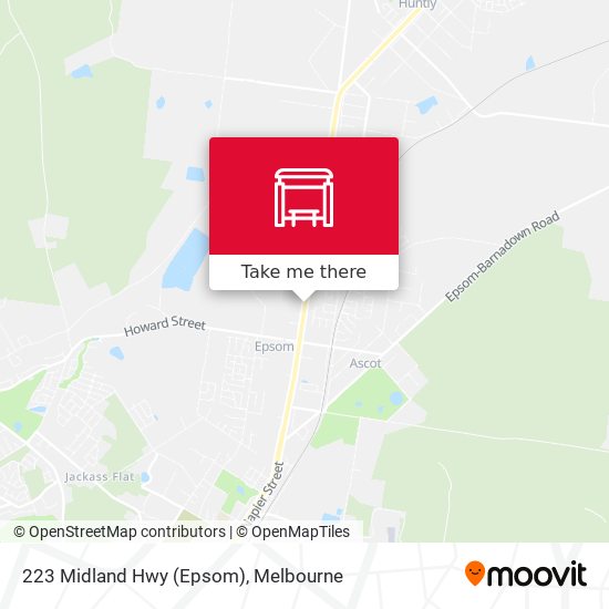 223 Midland Hwy (Epsom) map