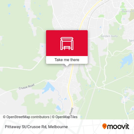Pittaway St/Crusoe Rd map