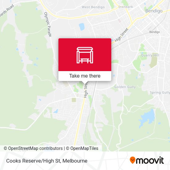 Cooks Reserve/High St map