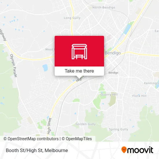 Mapa Booth St/High St