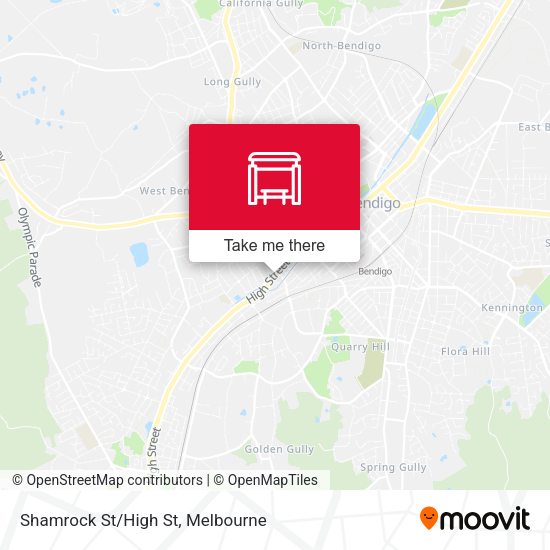 Shamrock St/High St map