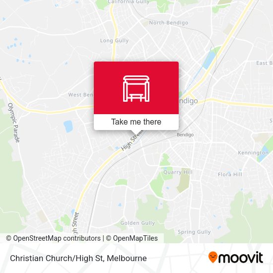 Christian Church/High St map