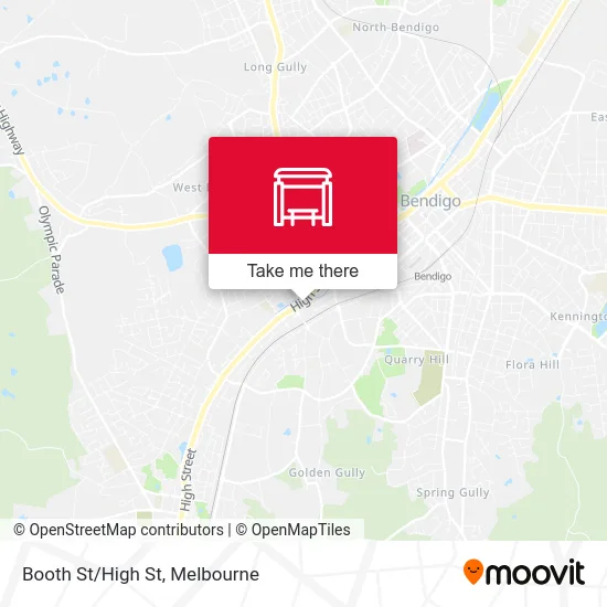 Mapa Booth St/High St