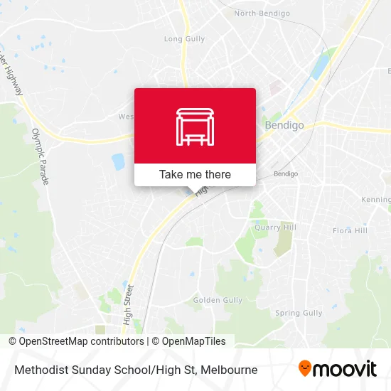 Mapa Methodist Sunday School / High St