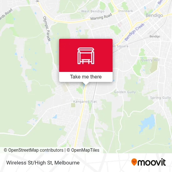 Mapa Wireless St/High St