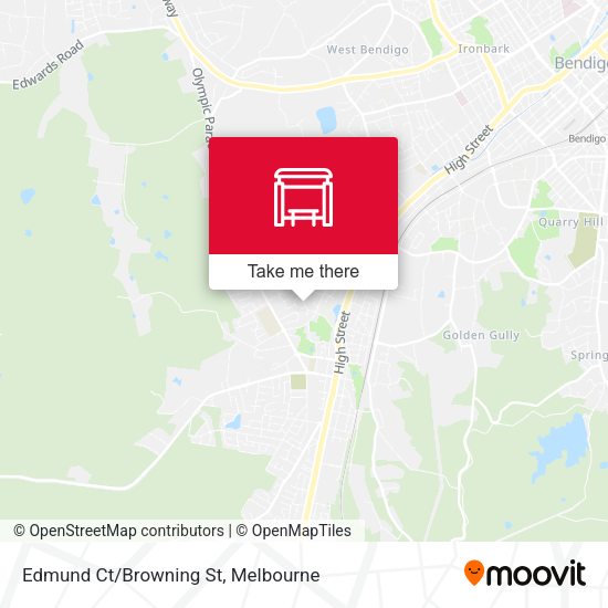 Edmund Ct/Browning St map
