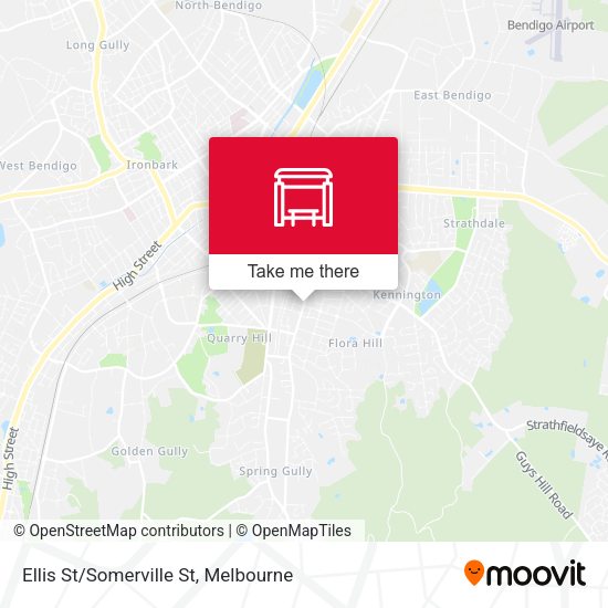 Ellis St/Somerville St map