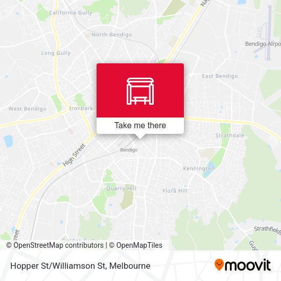 Hopper St/Williamson St map