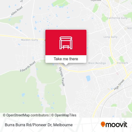 Burra Burra Rd/Pioneer Dr map