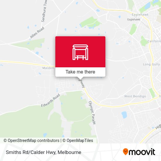 Smiths Rd/Calder Hwy map