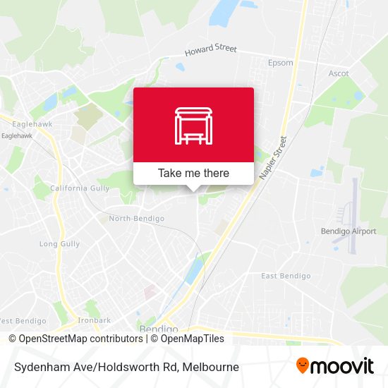 Sydenham Ave/Holdsworth Rd map