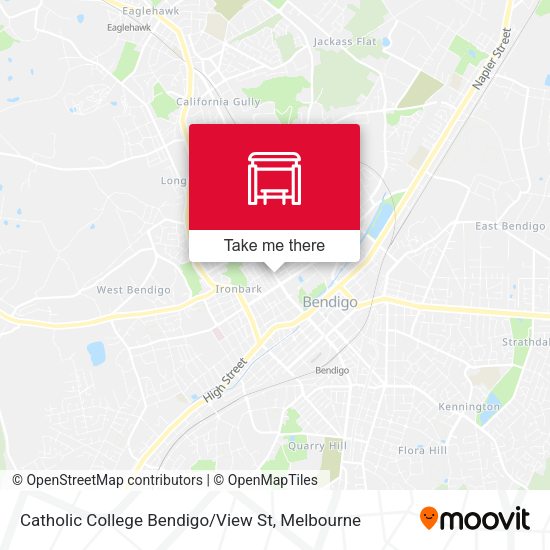 Catholic College Bendigo / View St map