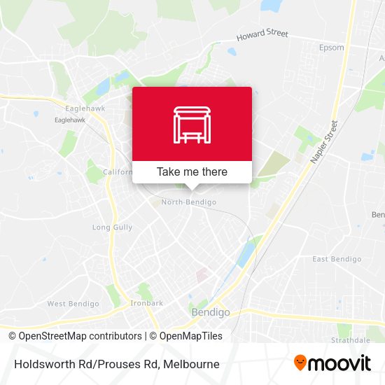 Holdsworth Rd/Prouses Rd map
