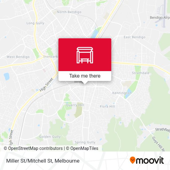 Miller St/Mitchell St map