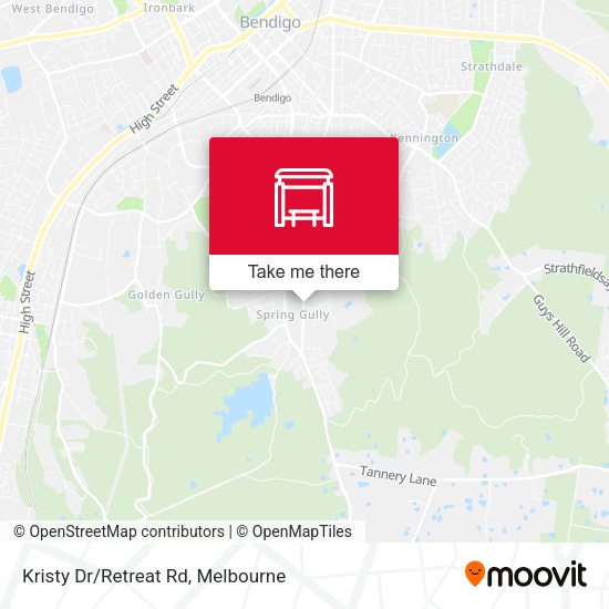 Kristy Dr/Retreat Rd map