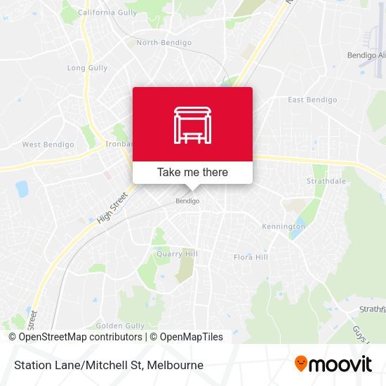 Station Lane/Mitchell St map