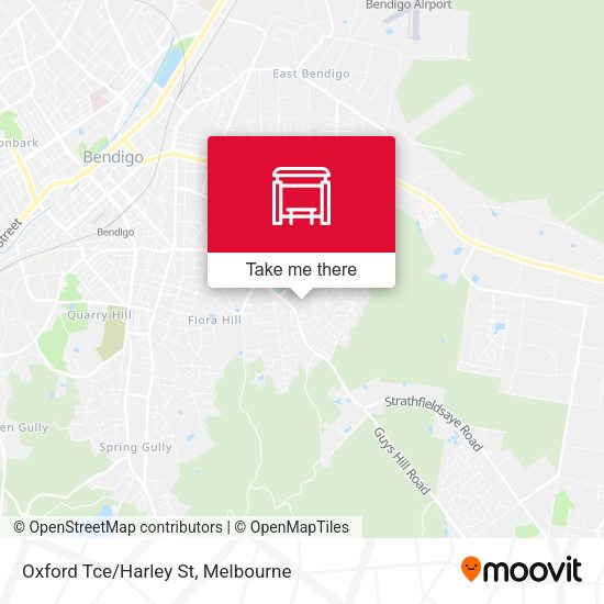 Oxford Tce/Harley St map