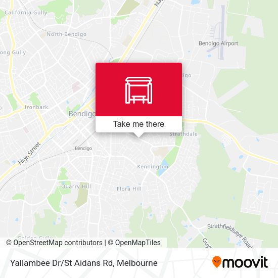Yallambee Dr/St Aidans Rd map