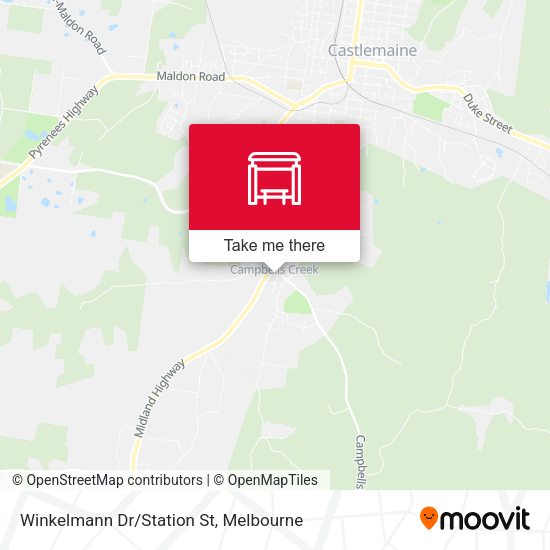 Winkelmann Dr/Station St map
