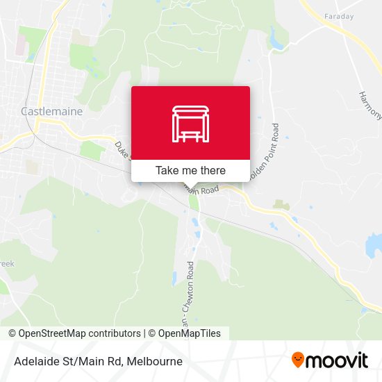Adelaide St/Main Rd map