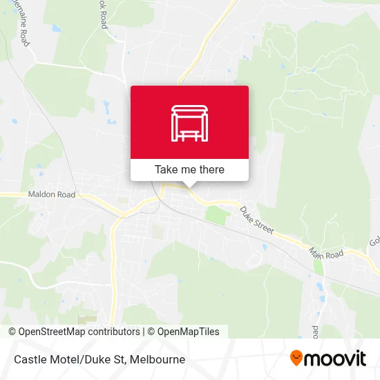 Mapa Castle Motel/Duke St
