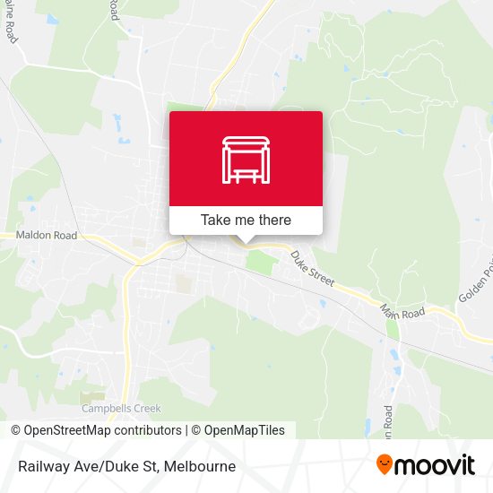 Railway Ave/Duke St map