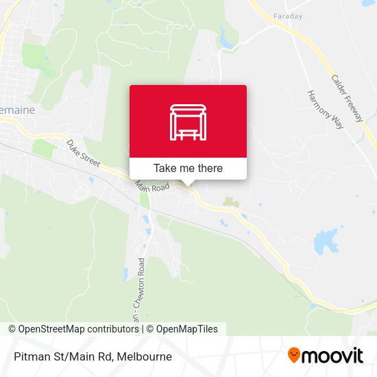 Pitman St/Main Rd map