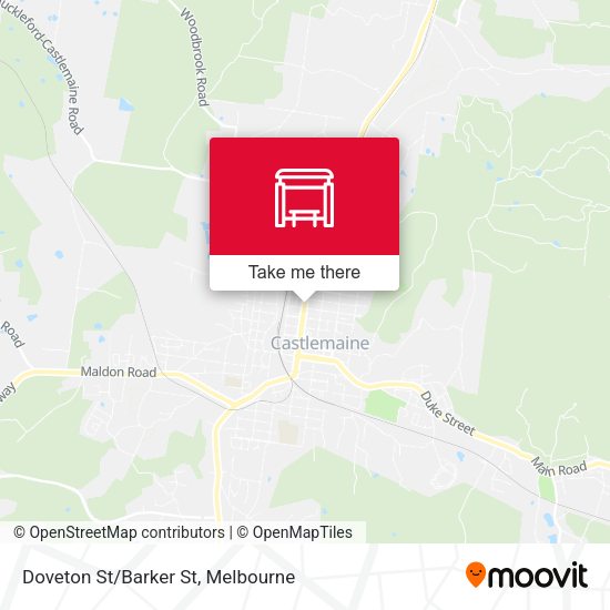 Doveton St/Barker St map