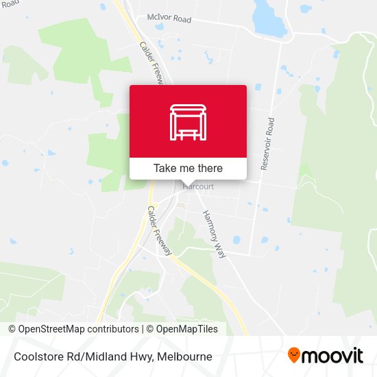 Coolstore Rd/Midland Hwy map