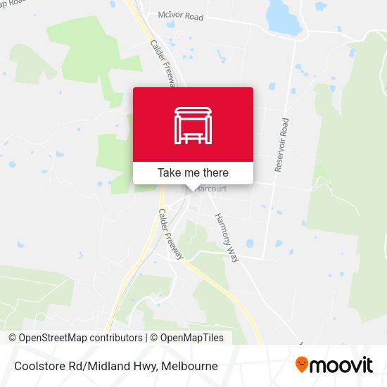 Coolstore Rd/Midland Hwy map