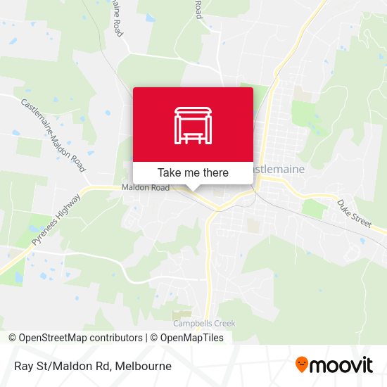 Ray St/Maldon Rd map