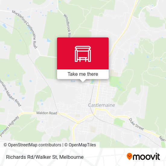 Richards Rd/Walker St map