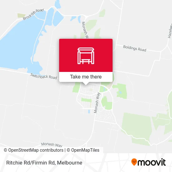 Mapa Ritchie Rd/Firmin Rd