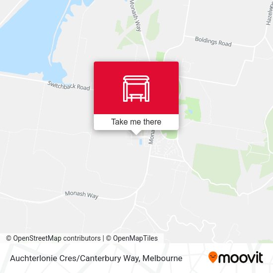 Auchterlonie Cres / Canterbury Way map