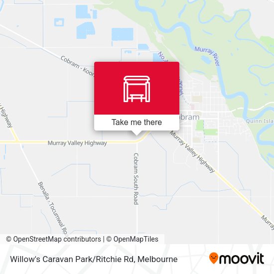 Willow's Caravan Park / Ritchie Rd map
